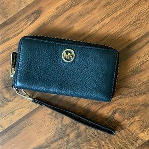 Michael Kors Black Wallet Wristlet